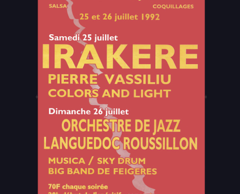 Affiche Festival de Thau 1992